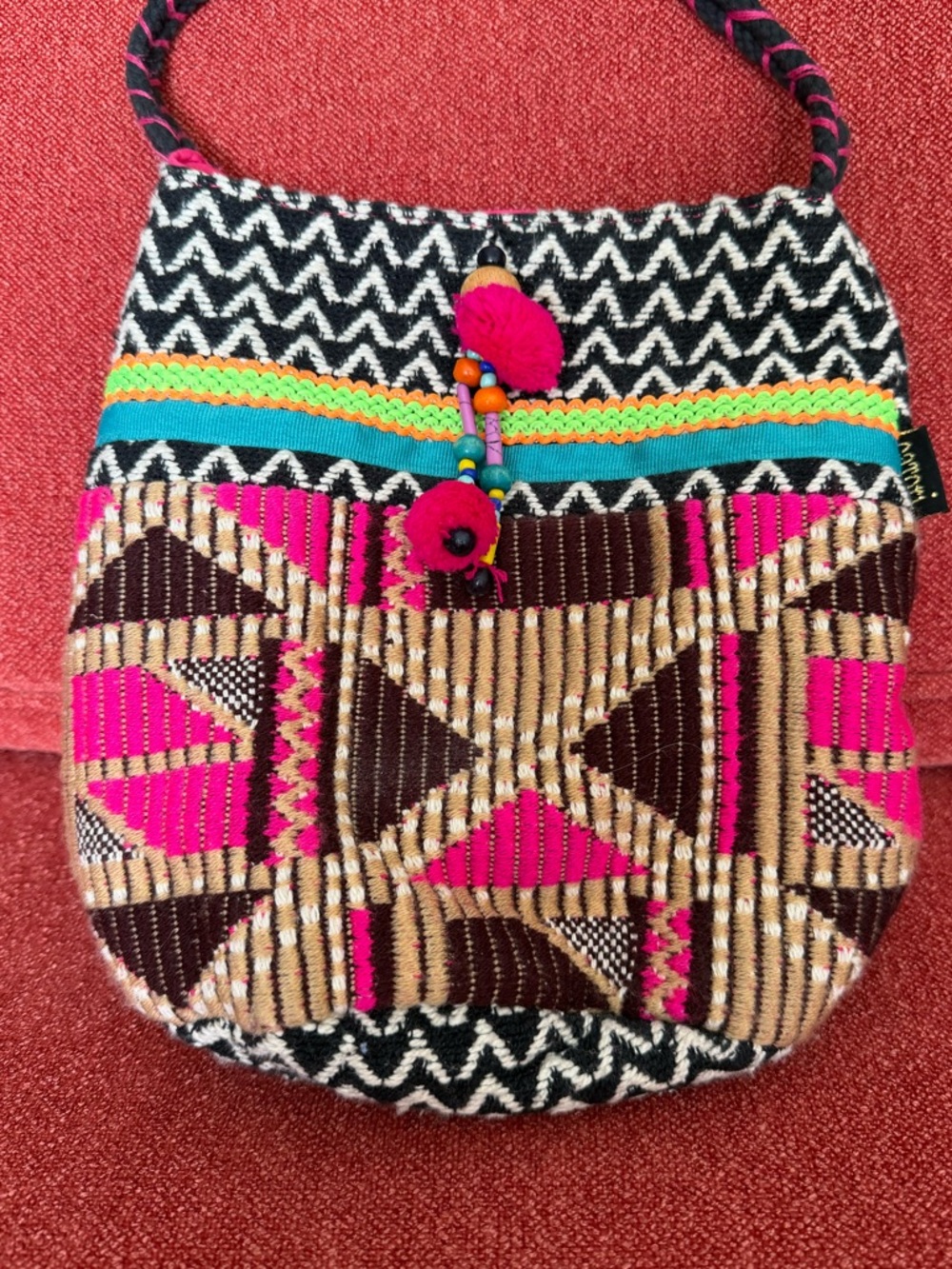 Colorful Bohemian Embroidered Crossbody Bag